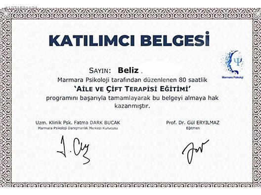 Uzman Klinik Psikolog - Online Terapi