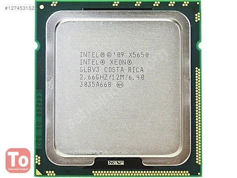 Intel Xeon X5650 2.66 Ghz 12mb Cache Lga 1366p Tray Masaüstü Intel Xeon X5650 2.66 Ghz 12mb Cache Lga 1366p Tray Masaüstü