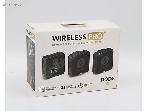 Rode Wireless PRO (Sıfır ve hiç açılmamış) sahibinden.comda