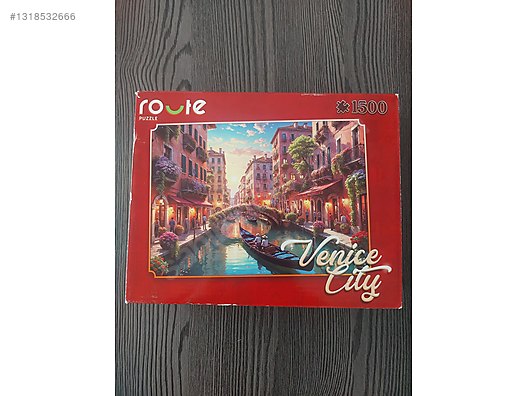 heaven出品　5枚 Sıfır Puzzle - ROUTE VENICE CITY 1500 PARÇA JELATİNLİ PUZZLE