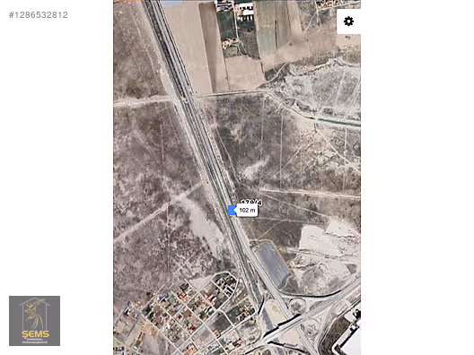 ŞEMS'TEN KARAMAN YOLUNA 100M MESAFE İMARLI ARSA #1286532812