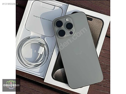 Apple / iPhone 15 Pro / İPHONE 15 PRO 256GB SIFIR KAPALI KUTU OGUZ