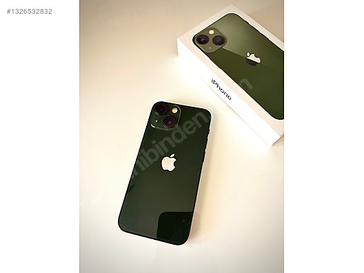 Apple / iPhone 13 Mini / iPhone 13 mini, çiziksiz, efsane yeşil on