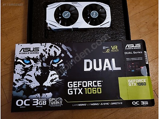 Gtx 1060 6gb asus dual clearance oc