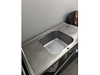 TEK EVYELİ RAFLI KROM TEZGAH