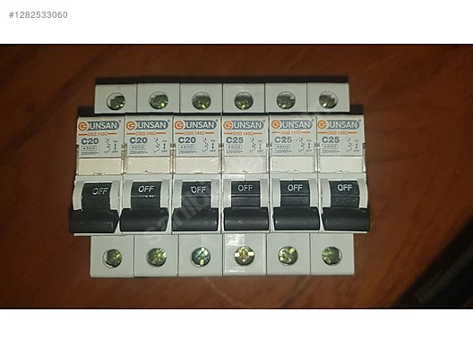 İkinci El ve Sıfır Alışveriş / Bahçe & Yapı Market / Yapı Malzemeleri / Elektrik Tesisatı / Sigorta