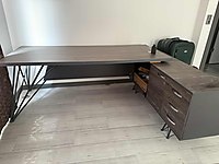 Yönetici çalışma ofis masası+ çalışma kpltuk