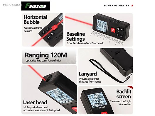 İkinci El ve Sıfır Alışveriş / Teknik Elektronik / Test & Ölçüm Cihazı / Lazermetre