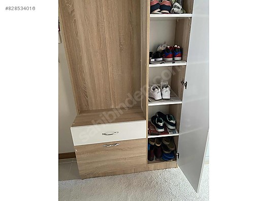 Abre Vm 346348 Portmanto Beyaz Erik Modern Antre Dekorasyonu Mobilya