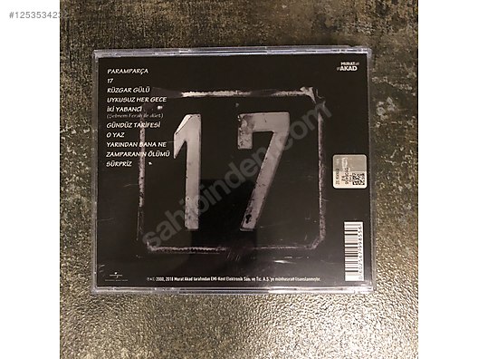 Teoman ıslak imzalı cd .Onyedi isimli studyo albümü - Müzik CD