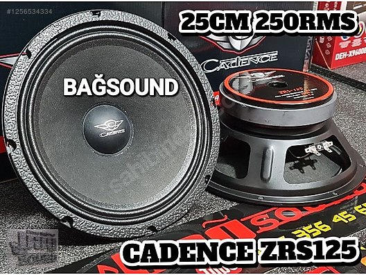 Hoparlör / Midrange / CADENCE ZRS-125 25CM 250RMS PRO MİDRANGE 6