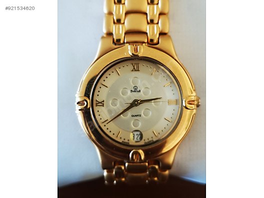 Vintage Swistar 23k Gold Plated Watch Swiss Made Quartz At Sahibinden Com