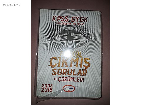 2008 2016 Kpss Onlisans Soru Kitapcigi Test Kitaplari Sahibinden Com Da 887534747