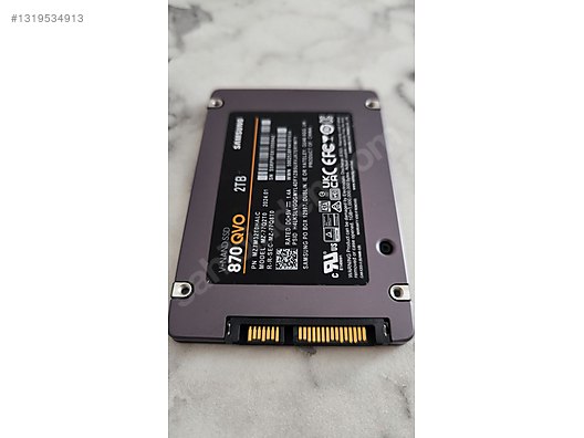 2TB SAMSUNG EVO 870 SSD sahibinden.comda - 1319534913