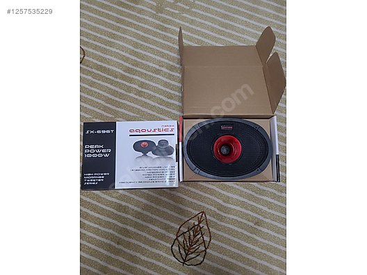 Aqoustics SX 696 Oval Midrange Profesyonel Dahili Tweeter lı