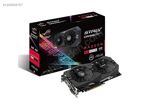 Asus Rox Strix Rx470 4gb gaming oyun canavarı ekran kartı - Asus Ekran ...