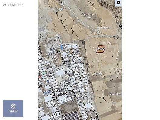 SAFİR`DEN MİMARSİNAN ORGANİZE`DE YATIRIMLIK ARSA #1226535877
