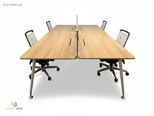 MAKRO - NURUS 4'LÜ ÇOKLU ÇALIŞMA MASASI - WORKSTATİON M3352