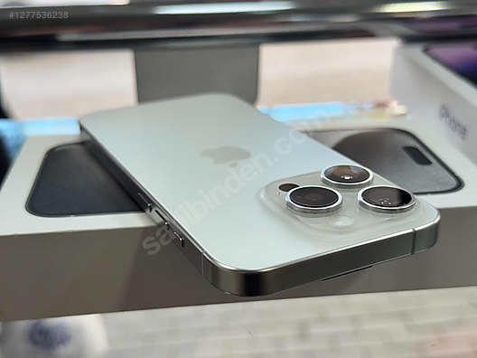 Resim Apple iPhone 15 Pro İkinci El TR | 128 GB | Beyaz İkinci El İPHONE 15 PRO 128 GB PİL%91 SIFIR ARAYANLARA APPLE GARANTİLİ