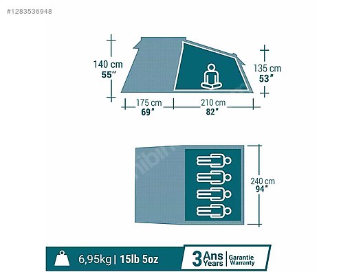 İkinci El ve Sıfır Alışveriş / Spor / Doğa Sporları / Kampçılık & Outdoor / Çadır