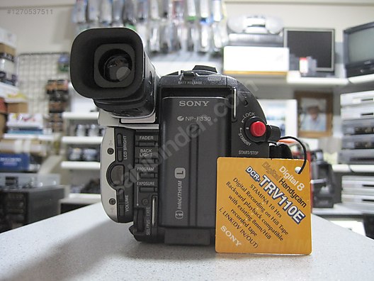 超美動作OK★SONY DIGI 8 TRV110 3.6-72mm F1.4 SONY DCR-TRV110 DIGITAL KAMERA HEM DIGITAL HEM ANALOG OKUR