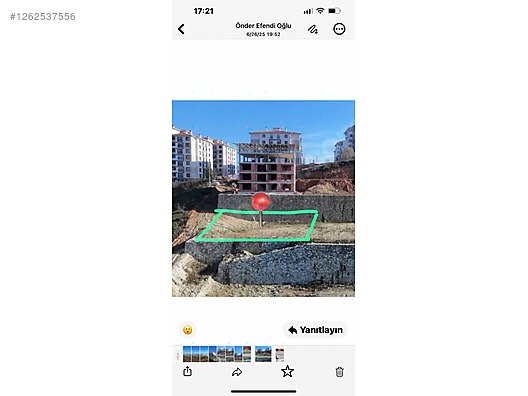 Gökdemir gayrimenkulden satılık arsa #1262537556