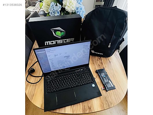 Monster / MONSTER TULPAR T7 v19.5 RTX 2070 16gb RAM, 500gb SSD, 1