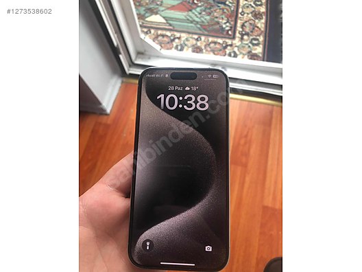 İkinci El 128 GB Apple iPhone 15 Pro iOS Cep Telefonu