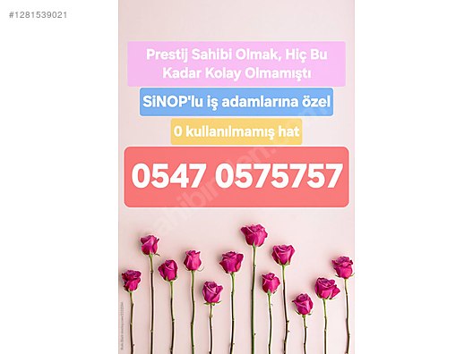 İkinci El ve Sıfır Alışveriş / Cep Telefonu & Aksesuar / Numara / Vodafone