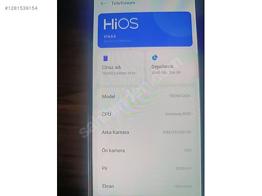 Used & Brand New Items / Cell Phones & Accessories / Cell Phones / Tecno / Camon 20 Pro