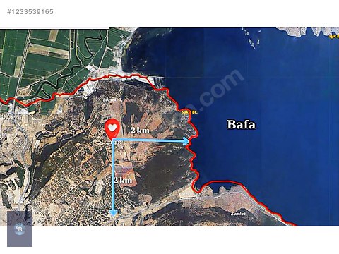 Didim Akyeniköy Mah Bozseki mevki Satılık 702 m2 villa Arsası