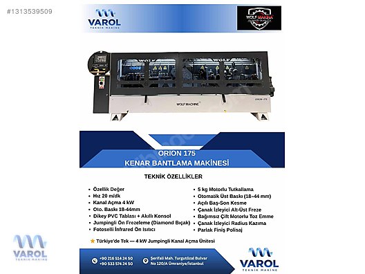 Kenar Bantlama / Yapıştırma - Ahşap & Mobilya Endüstri Makineleri