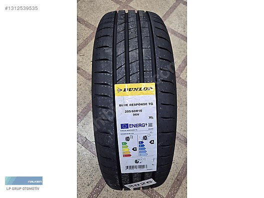 205/60 R16 DUNLOP Blue Response TG, 96V XL *YENİ DESEN* sahibinden