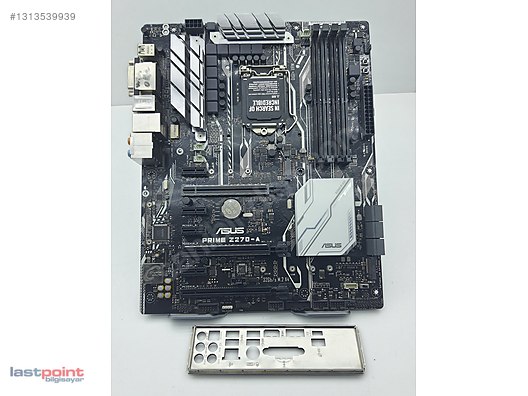 ASUS PRİME Z270 A DDR4 LGA 1151 SOKET 2X M2 SOKET ATX ANAKART on