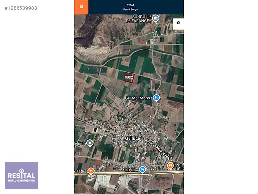 RS MUTLU MUSTAFAKEMALPAŞA GÜLLÜCE 2168M2 KÖYDİBİ YOLUOLAN ARAZİ