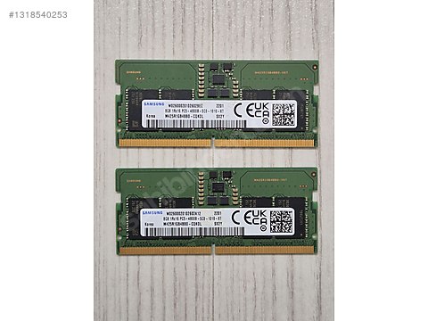 samsung ddr5 4800 8gb 2枚セット 合計16GB Samsung Ddr5 8+8 16gb 4800mhz Ram sahibinden.comda - 1318540253