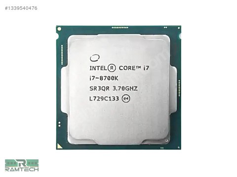 Intel Core İ7-8700K 1151Pin CPU (refurbished) sahibinden.comda