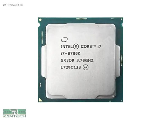 Intel Core İ7-8700K 1151Pin CPU (refurbished) sahibinden.comda