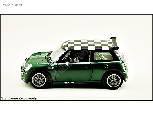 【美品】京商 1/18 MINI Cooper S JCW CHALLENGE Kyosho Diecast Model 1:18 Mini Araba - 1323540579