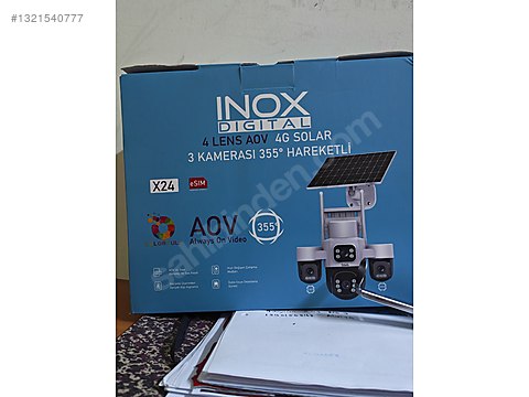 İNOX X24 SOLAR KAMERA - Kablosuz PTZ Kamera Güvenlik Kamerası