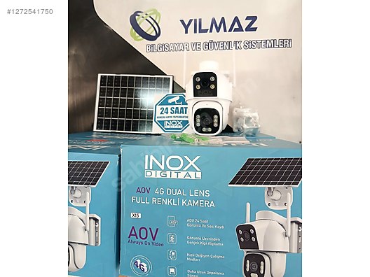 Coral　3/2一緒に配達 Inox dijital x15 solar kamera - Kablosuz Zoom Kamera Güvenlik