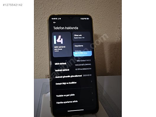 İkinci El ve Sıfır Alışveriş / Cep Telefonu & Aksesuar / Cep Telefonu / Xiaomi / Redmi Note 11