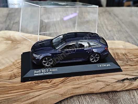 1/43 MİNİCHAMPS - AUDİ RS6 AVANT 2019 Violet Metallic (336 pcs) on