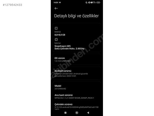 İkinci El ve Sıfır Alışveriş / Cep Telefonu & Aksesuar / Cep Telefonu / Xiaomi / Redmi Note 13