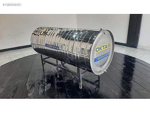 Güneş Enerjisi Sistemi - Paslanmaz Krom Nikel İçme Su Tank Deposu 1000 Litre OKTAR TANKER