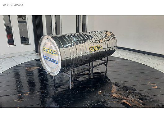 Güneş Enerjisi Sistemi - Paslanmaz Krom Nikel İçme Su Tank Deposu 1000 Litre OKTAR TANKER