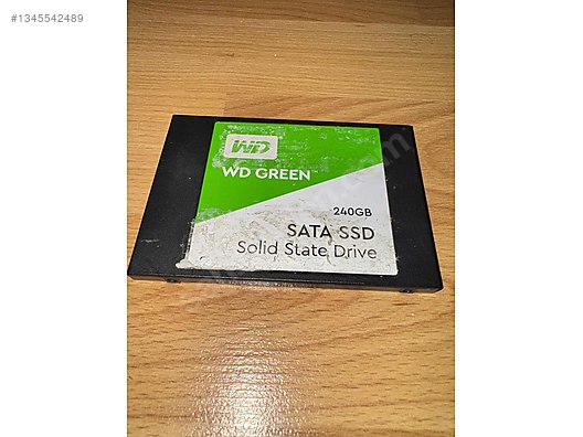 WD Green 240GB 2.5 SATA SSD %100 Sağlık Durumu sahibinden.comda