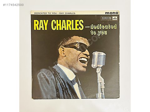 Ray Charles ...Dedicated To You Dönem Baskı Plak 1961 - Müzik Plakları ...