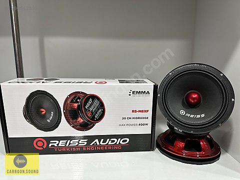 ミリオン Hoparlör / Midrange / RS-M8XF Reiss Audıo 400W 150 RMS KURŞUN
