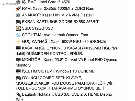 5 Aylık sorunsuz Cihaz - Alışveriş :: Sıfır, İkinci El Ürünlerle sahibinden.com'da
